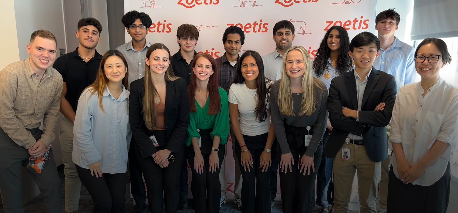 Group of Zoetis interns - Zoetis